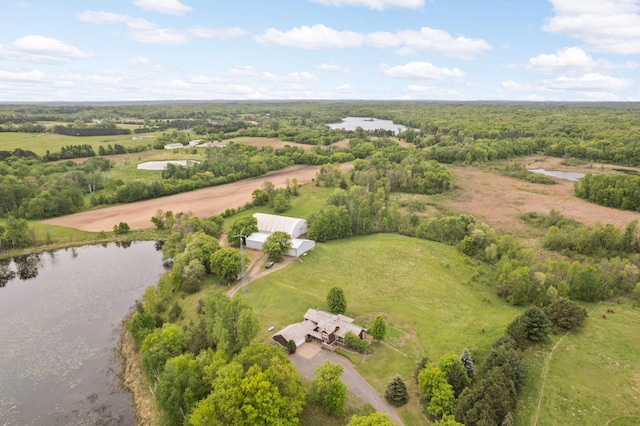 12697 177th St N, May Twp, MN 55047 - drone / aerial view of a large body of water and a heavily wooded area