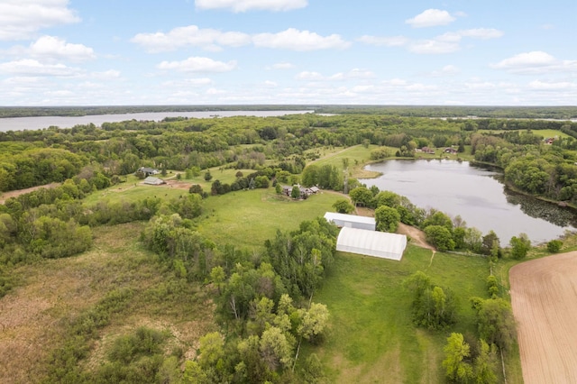 12697 177th St N, May Twp, MN 55047 - drone / aerial view of a large body of water and a forest