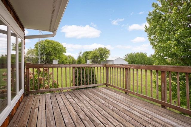 12697 177th St N, May Twp, MN 55047 - deck with a yard