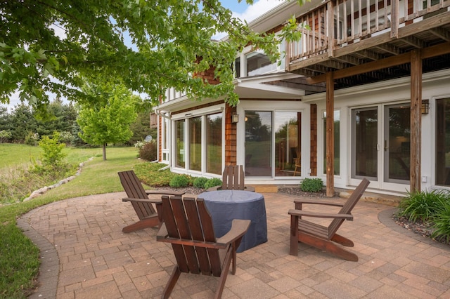 12697 177th St N, May Twp, MN 55047 - view of patio / terrace with a balcony