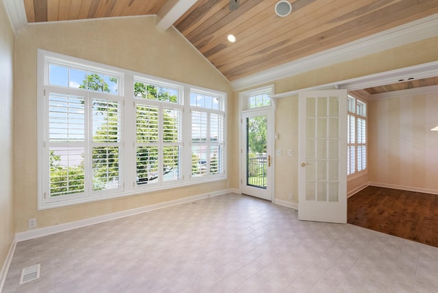 1505 Edgewater Ave, Arden Hills, MN 55112 - unfurnished sunroom with french doors