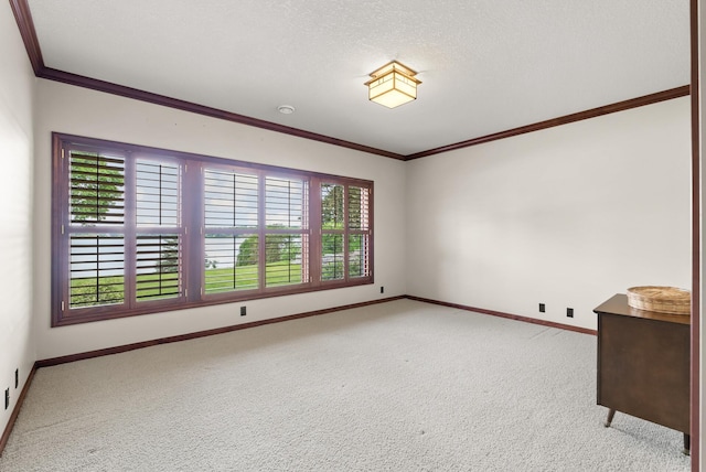 1505 Edgewater Ave, Arden Hills, MN 55112 - carpeted spare room with plenty of natural light and ornamental molding