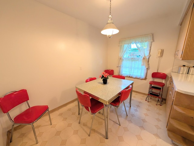 view of dining area