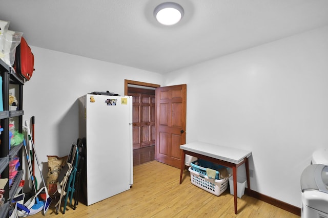 1572 44th St SW, Pine River, MN 56474 - miscellaneous room with wood finished floors and baseboards