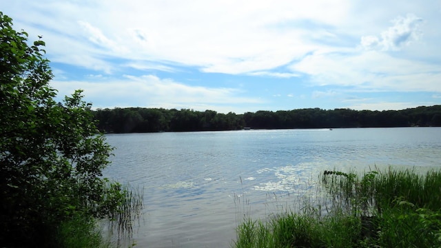 201 27 1/4 26 7/8 Avenue A, Cumberland, WI 54829 - water view featuring a heavily wooded area