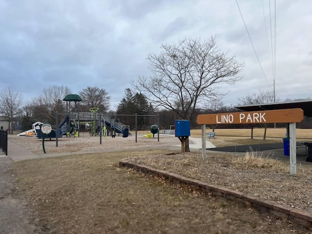 view of community playground