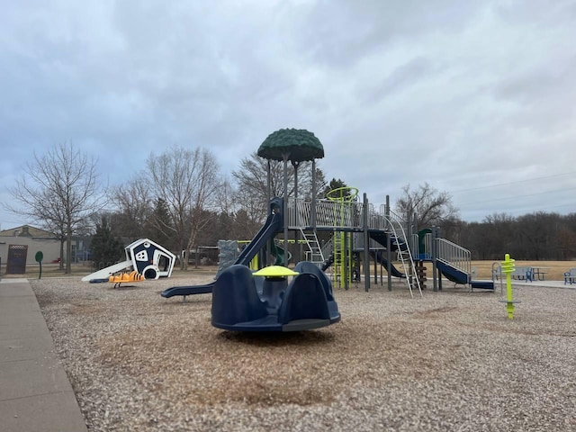 view of communal playground