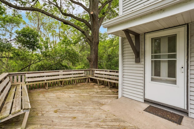 4854 Grenwich Trl N, Oakdale, MN 55128 - view of wooden deck