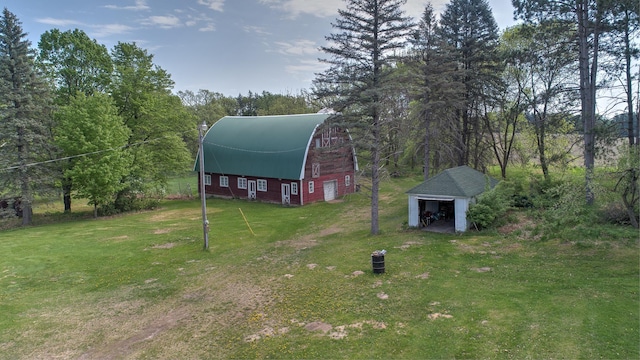 35449 Hastings St NE, Cambridge, MN 55008 - view of barn featuring a yard