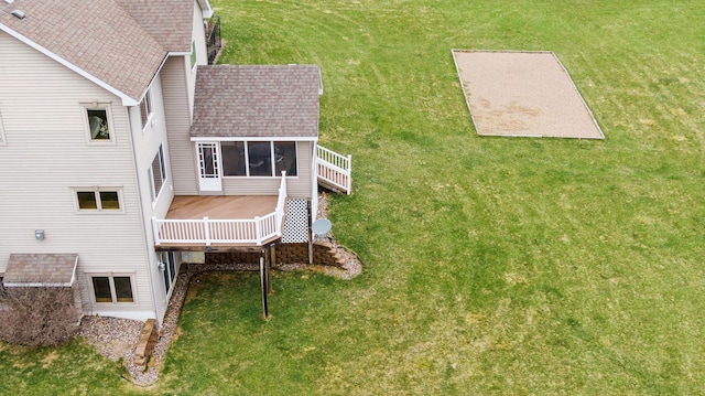 drone / aerial view