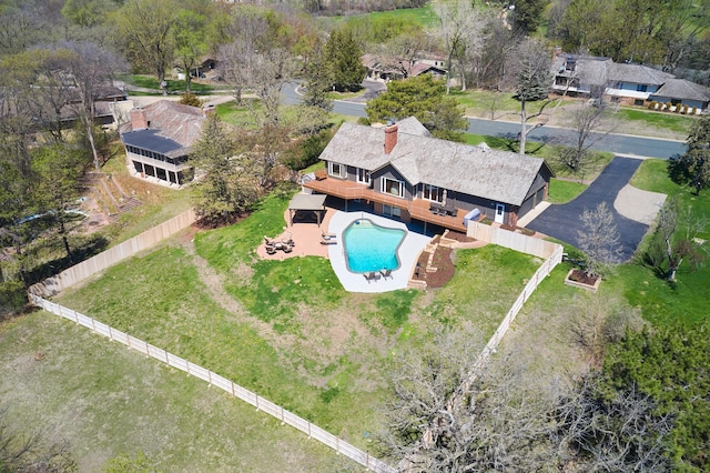 drone / aerial view