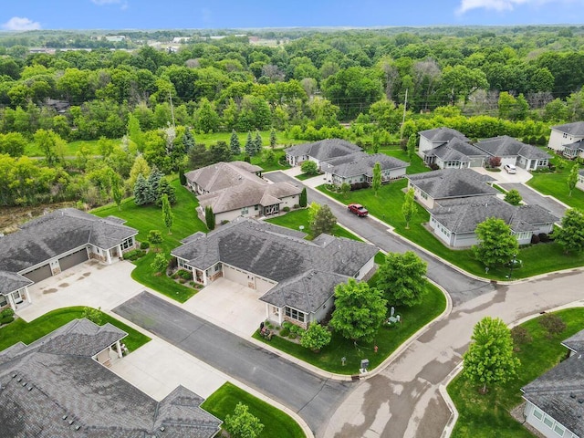 1128 Willowbrook Cir, Delano, MN 55328 - aerial view of residential area with a heavily wooded area