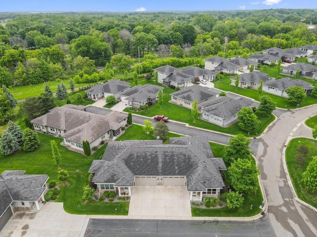 1128 Willowbrook Cir, Delano, MN 55328 - aerial view of residential area with a forest