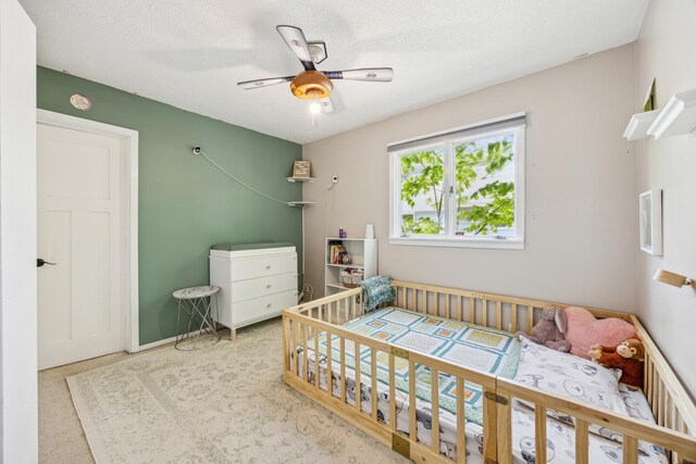 bedroom with a ceiling fan