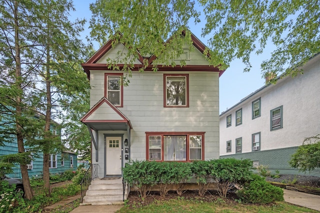 view of victorian home