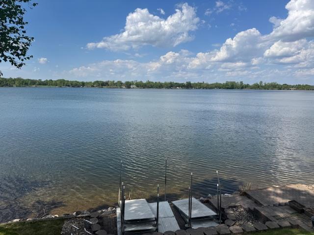 616 Lake Cowdry Rd NW, Alexandria, MN 56308 - water view with a boat dock