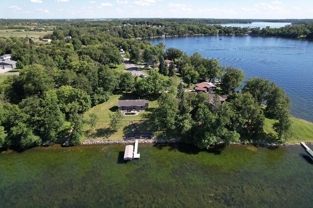 616 Lake Cowdry Rd NW, Alexandria, MN 56308 - aerial view of property and surrounding area featuring a large body of water