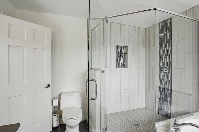 27901 Teale Ave, New Prague, MN 56071 - full bath featuring a shower stall and toilet