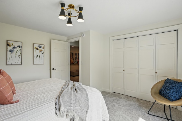 27901 Teale Ave, New Prague, MN 56071 - bedroom featuring light carpet and a closet