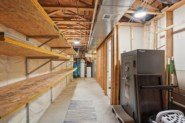 27901 Teale Ave, New Prague, MN 56071 - unfinished basement with water heater