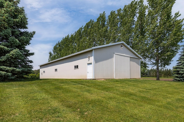 27901 Teale Ave, New Prague, MN 56071 - view of pole building featuring a lawn