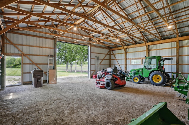 27901 Teale Ave, New Prague, MN 56071 - garage with metal wall