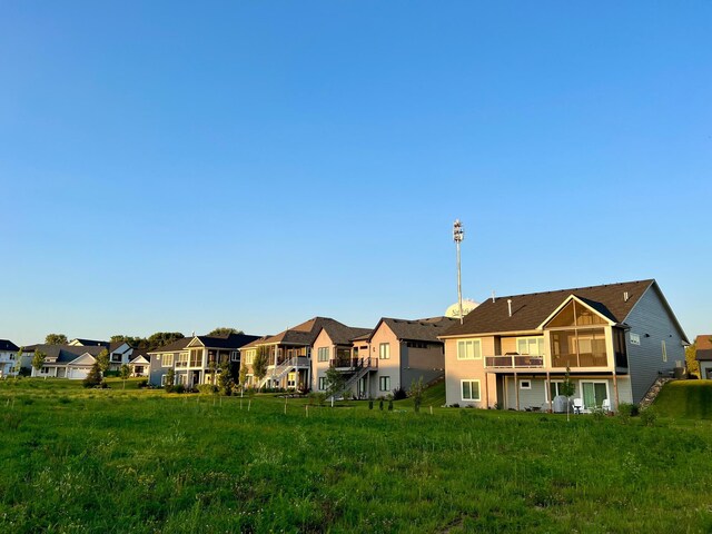 exterior space featuring a residential view
