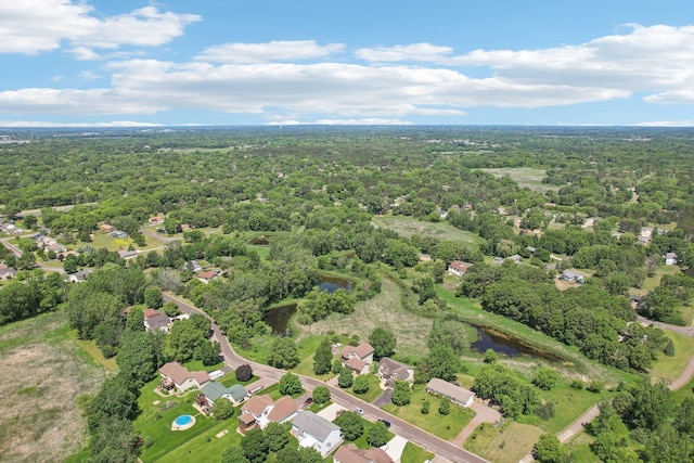 6875 148th Ln NW, Ramsey, MN 55303 - drone / aerial view of a heavily wooded area