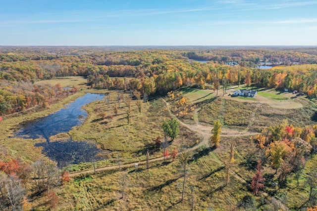 38525 Northstar Dr, Cushing, MN 56443 - aerial view with a forest view