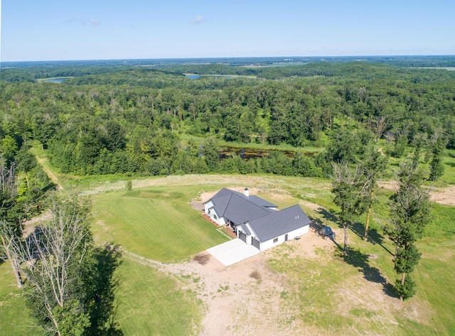 38525 Northstar Dr, Cushing, MN 56443 - drone / aerial view with a forest view