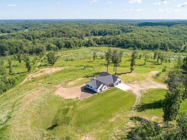 38525 Northstar Dr, Cushing, MN 56443 - bird's eye view with a forest view