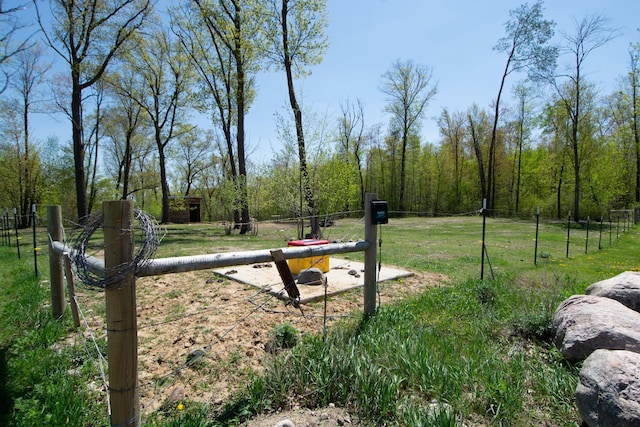 38525 Northstar Dr, Cushing, MN 56443 - view of yard with fence