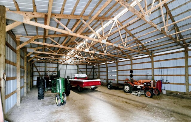7331 175th Ave NW, Ramsey, MN 55303 - garage featuring metal wall