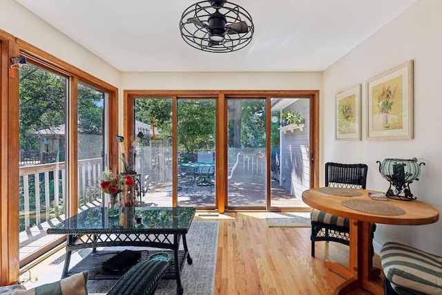 17180 Jordan Ct, Lakeville, MN 55044 - sunroom featuring wood finished floors