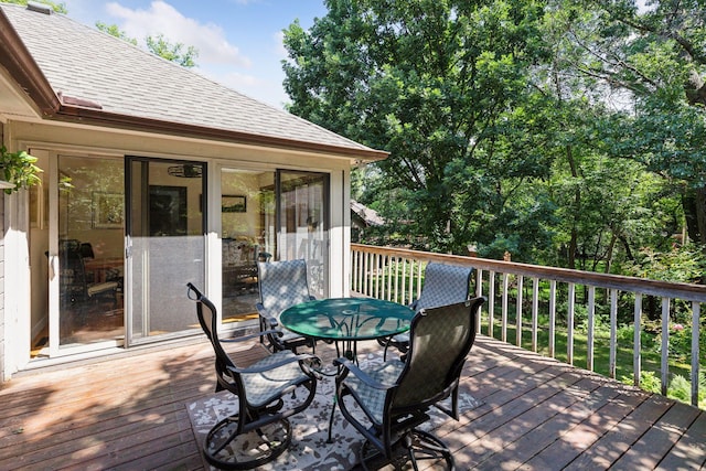 17180 Jordan Ct, Lakeville, MN 55044 - deck featuring outdoor dining space