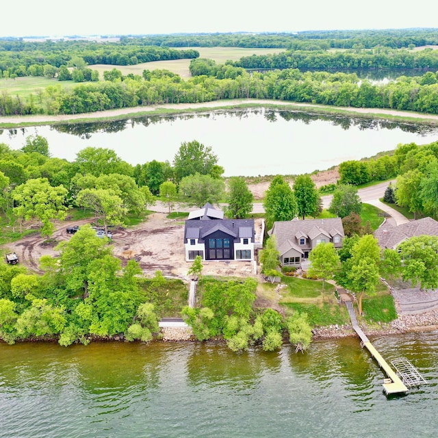11694 Indian Beach Rd, Spicer, MN 56288 - view of subject property with a nearby body of water