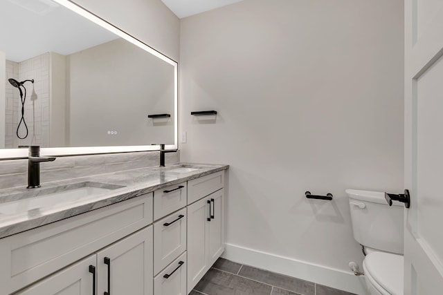 11694 Indian Beach Rd, Spicer, MN 56288 - bathroom with double vanity and a tile shower