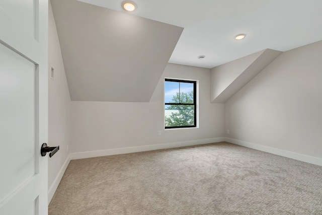 11694 Indian Beach Rd, Spicer, MN 56288 - bonus room with carpet floors, vaulted ceiling, and recessed lighting