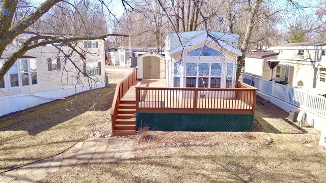 18096 Browns Lake Rd # 17, Richmond, MN 56368 - wooden terrace with a residential view