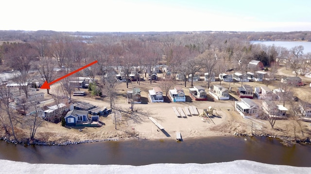 18096 Browns Lake Rd # 17, Richmond, MN 56368 - drone / aerial view with a water view and a residential view