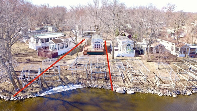 18096 Browns Lake Rd # 17, Richmond, MN 56368 - bird's eye view with a water view