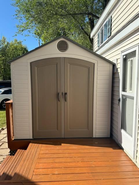 18096 Browns Lake Rd # 17, Richmond, MN 56368 - view of shed