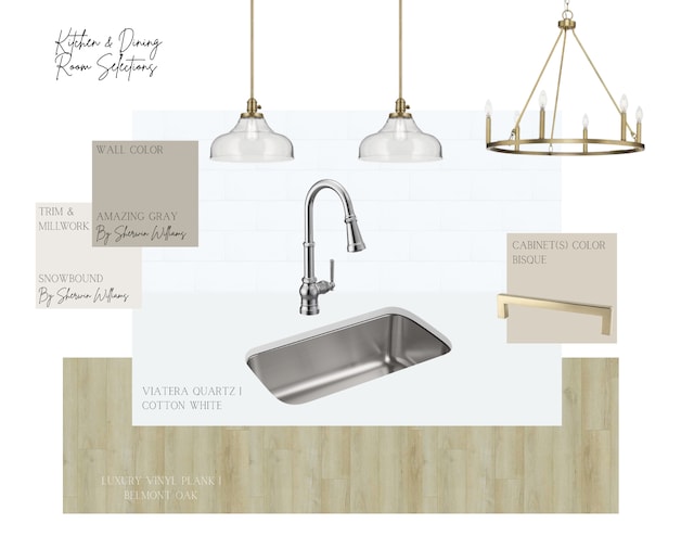 9147 62nd St S, Cottage Grove, MN 55016 - kitchen featuring a sink, pendant lighting, and light countertops