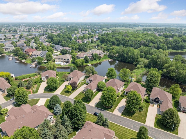 11871 Flanders Cir NE, Blaine, MN 55449 - aerial perspective of suburban area featuring a nearby body of water