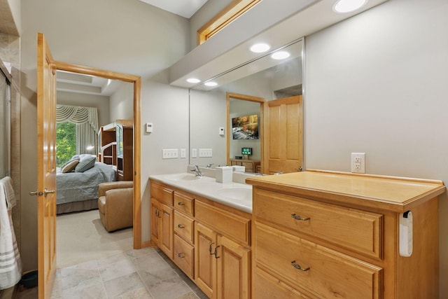 11871 Flanders Cir NE, Blaine, MN 55449 - bathroom featuring ensuite bathroom and double vanity