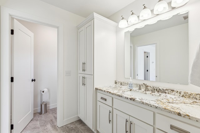 3344 26th Ave S, Saint Cloud, MN 56301 - bathroom with vanity and baseboards