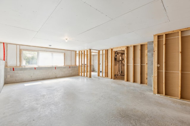 3344 26th Ave S, Saint Cloud, MN 56301 - basement with concrete block wall