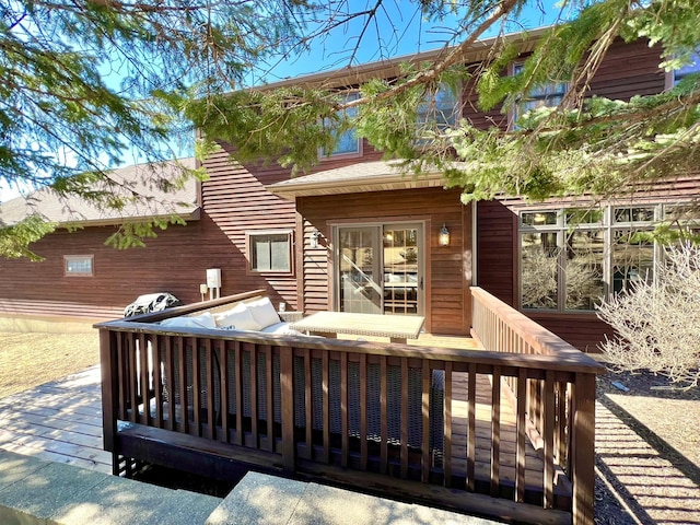 2543 Sunny Meadow Ln, Red Wing, MN 55066 - wooden terrace with outdoor lounge area