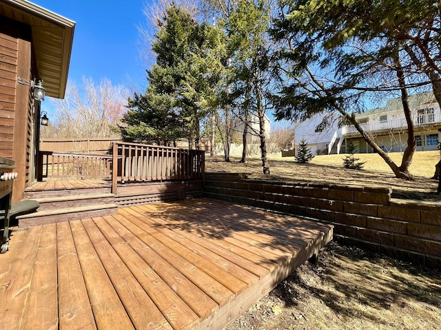 2543 Sunny Meadow Ln, Red Wing, MN 55066 - view of wooden terrace