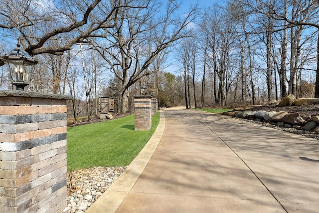 view of road